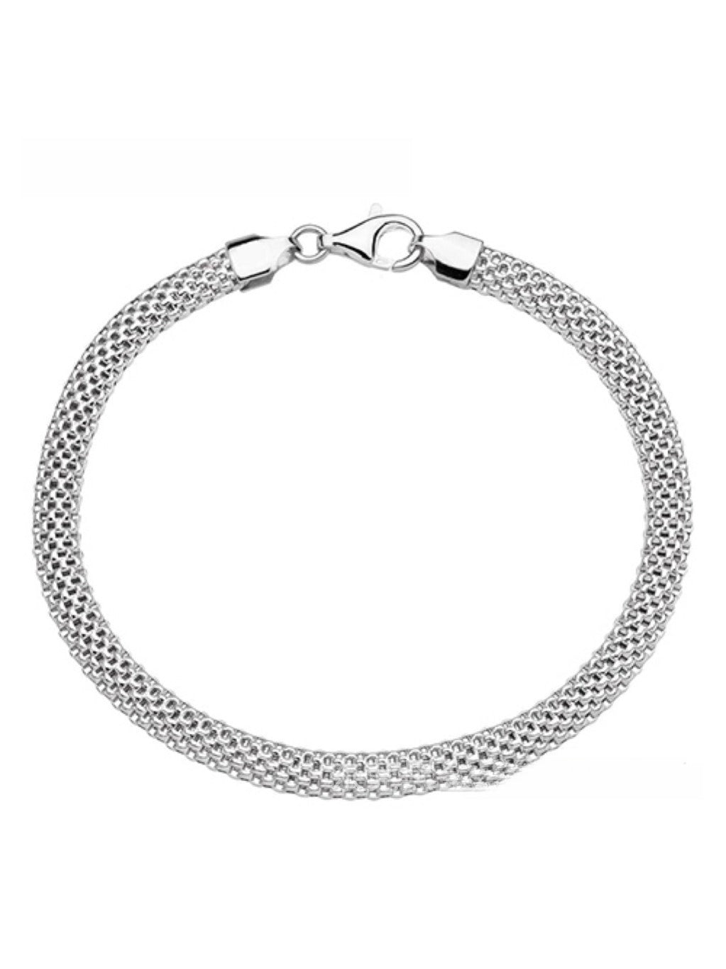 【029】18K Gold Non Fading Titanium Steel Flat Woven Bracelet  Popular High End Hand Jewelry