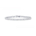 【028】18K Diamond Tennis Bracelet Single Row Unisex Jewelry Wholesale