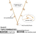 【052】Fashion new small full diamond 5A zircon design  necklace