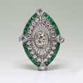 【001】Hot-selling emerald copper micro-pave diamond women's engagement ring, european and american cross-border square stone ring jewelry